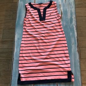 Nautica Striped Cotton Shift Dress